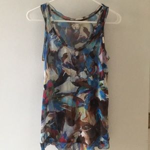 Madewell Silk Floral Tank